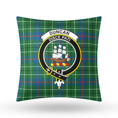 Duncan Ancient Tartan Crest Pillow Cover