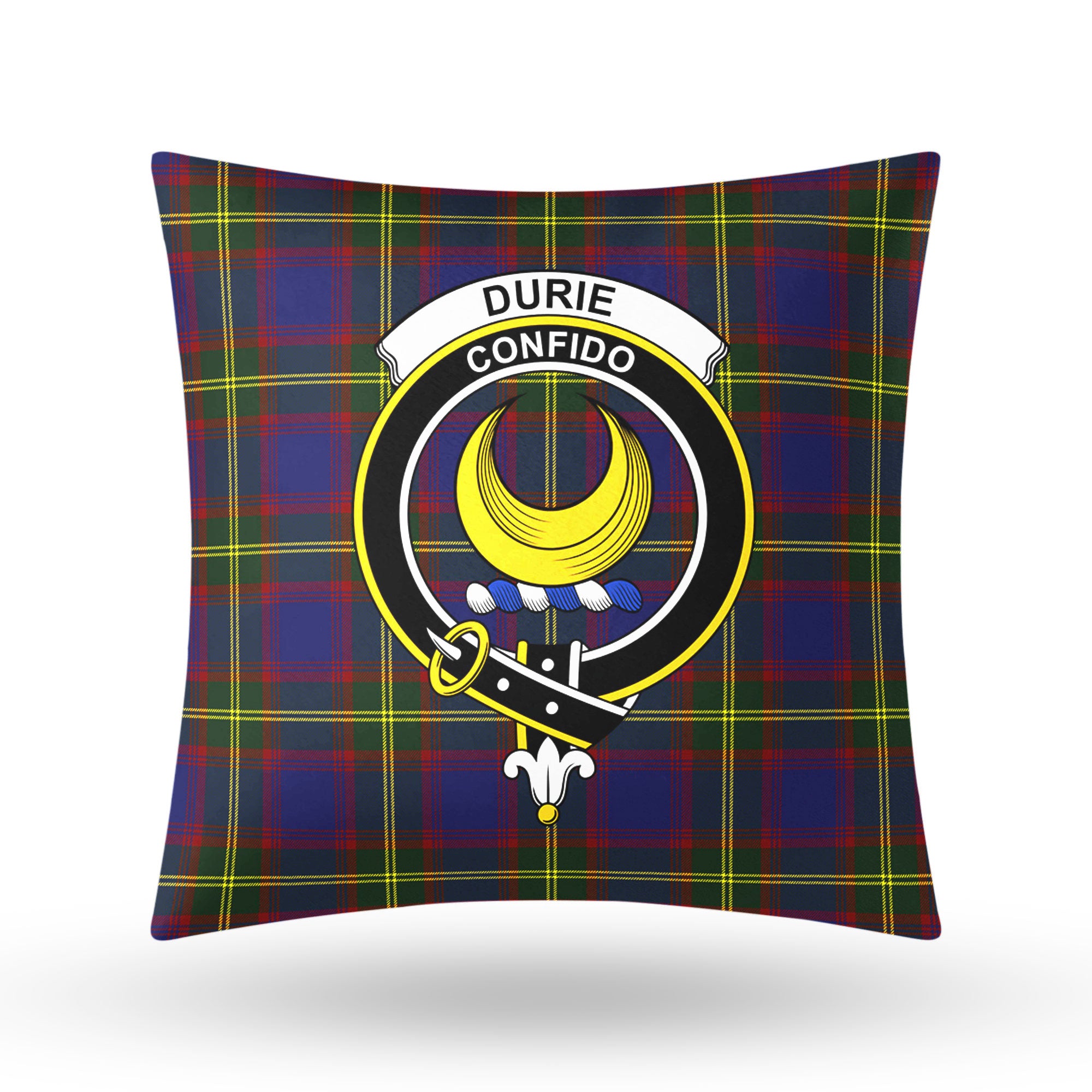 Durie Tartan Crest Pillow Cover