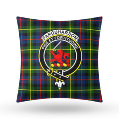 Farquharson Modern Tartan Crest Pillow Cover