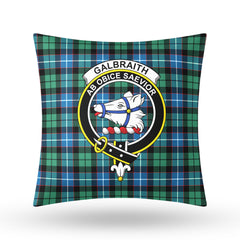 Galbraith Ancient Tartan Crest Pillow Cover