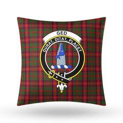 Ged Tartan Crest Pillow Cover