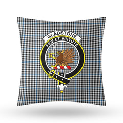 Gladstone Tartan Crest Pillow Cover