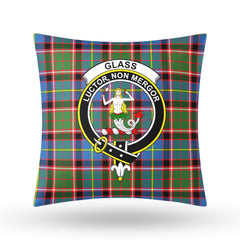 Glass Tartan Crest Pillow Cover