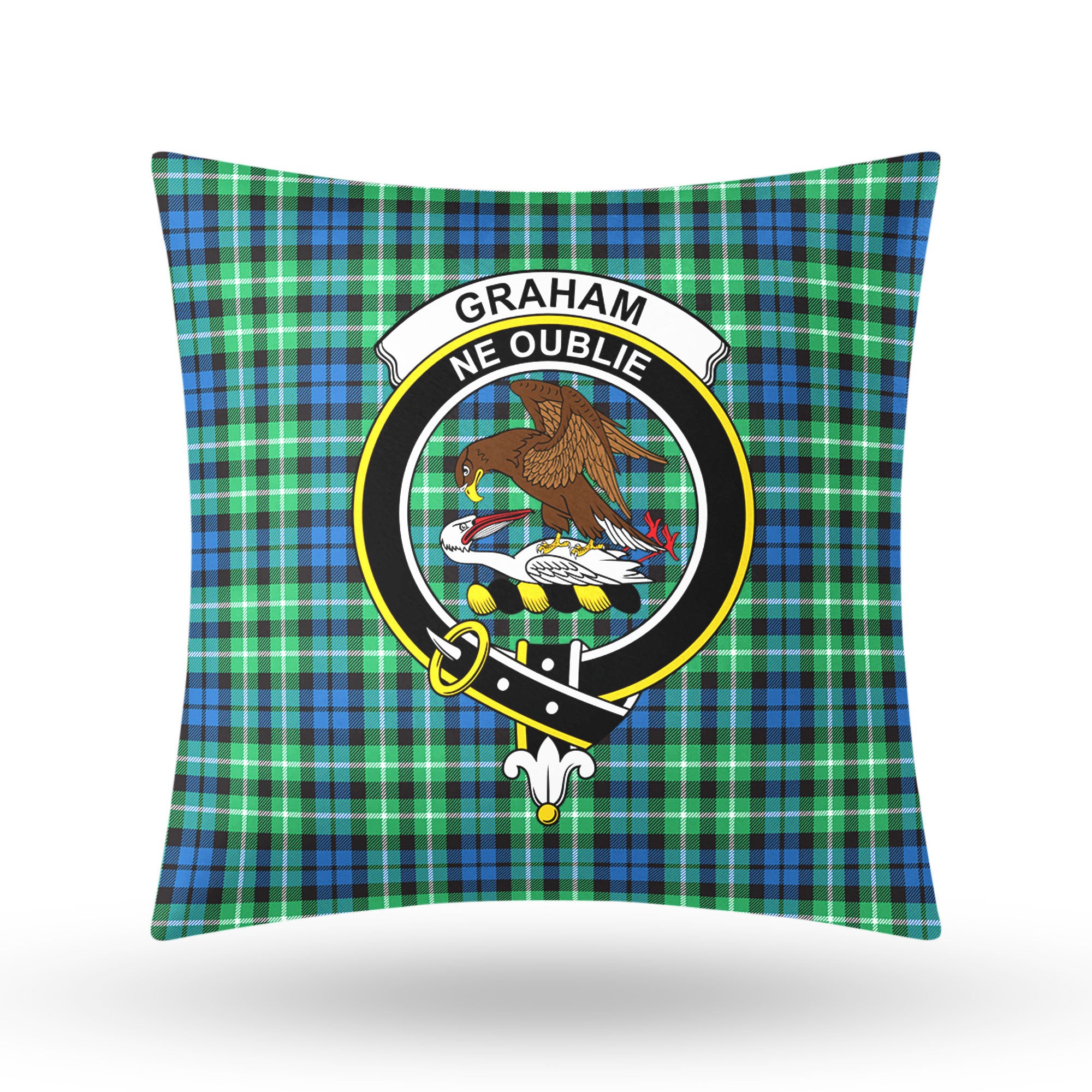 Graham of Montrose Ancient Tartan Crest Pillow Cover