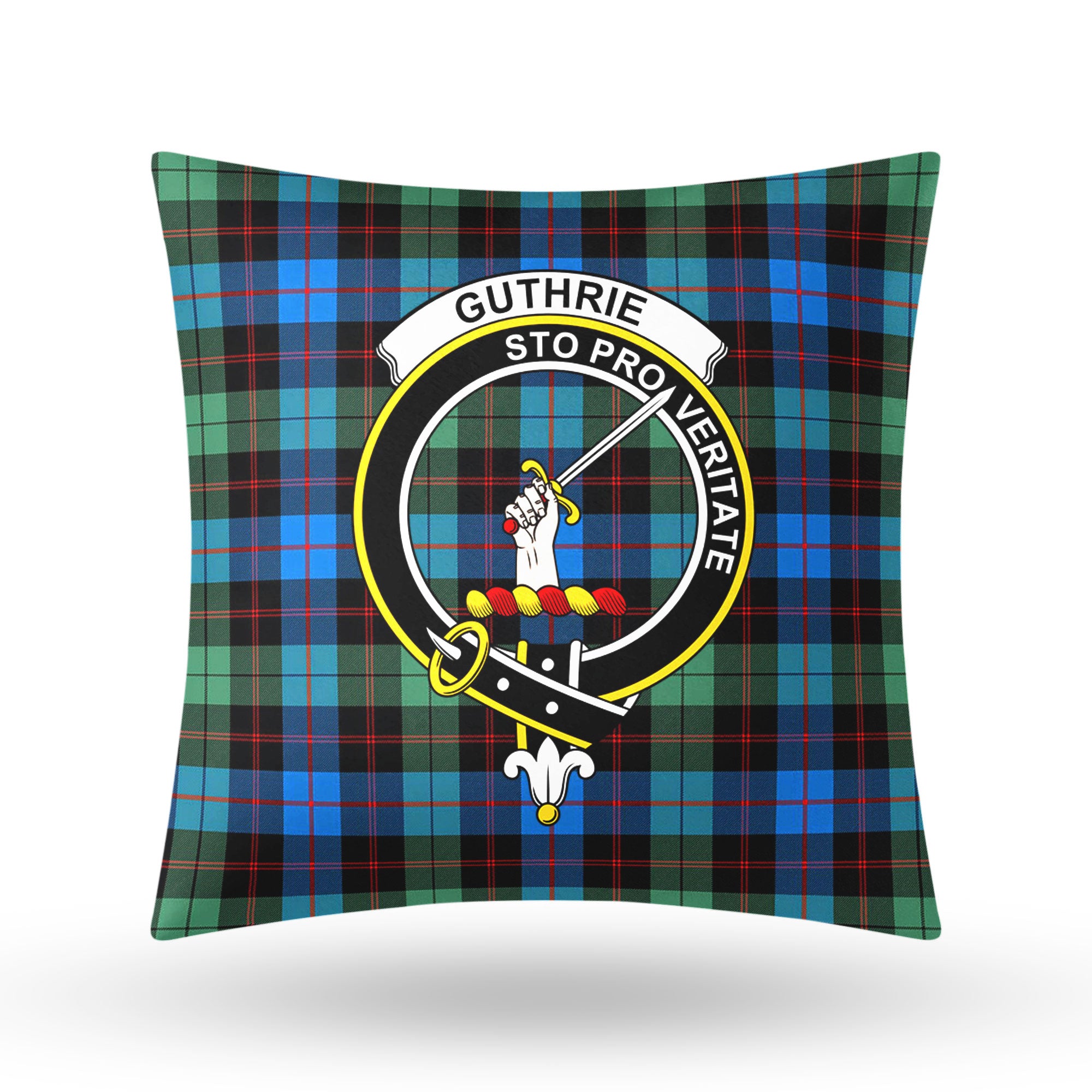 Guthrie Ancient Tartan Crest Pillow Cover