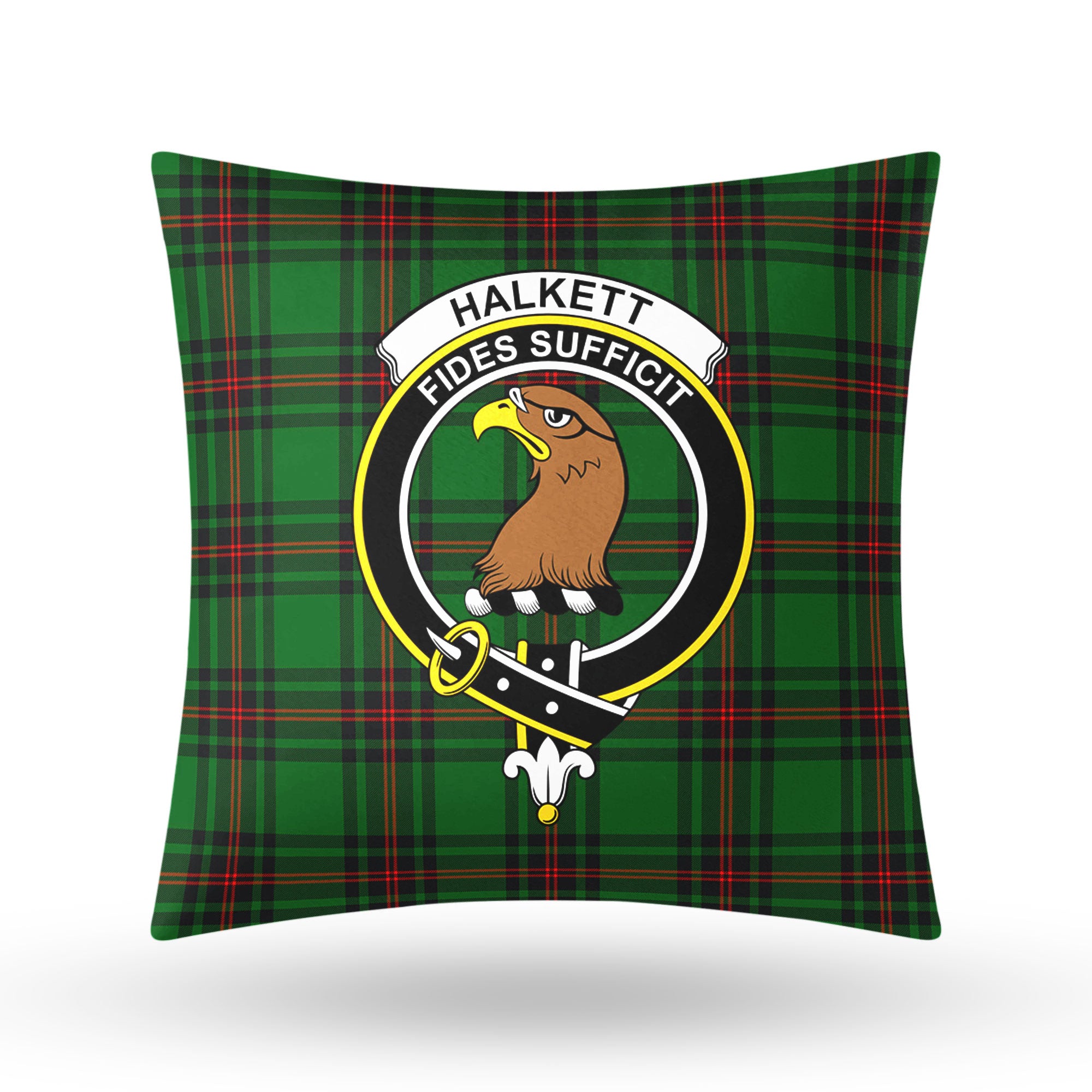 Halkett Tartan Crest Pillow Cover