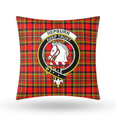 Hepburn Tartan Crest Pillow Cover