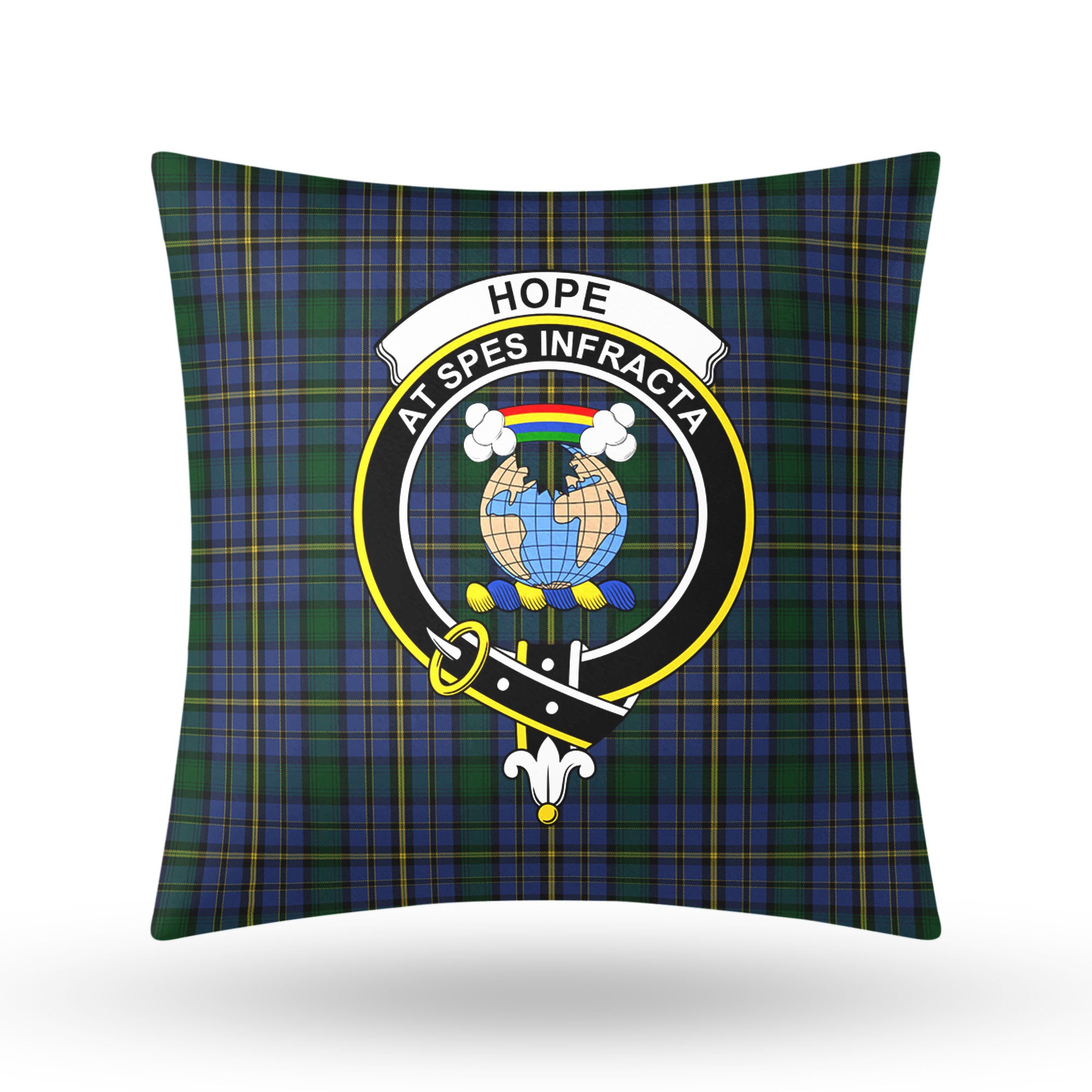 Hope Tartan Crest Pillow Cover