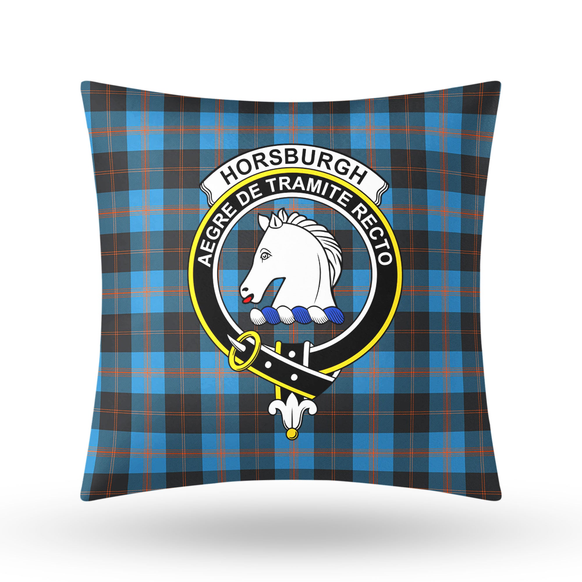 Horsburgh Tartan Crest Pillow Cover