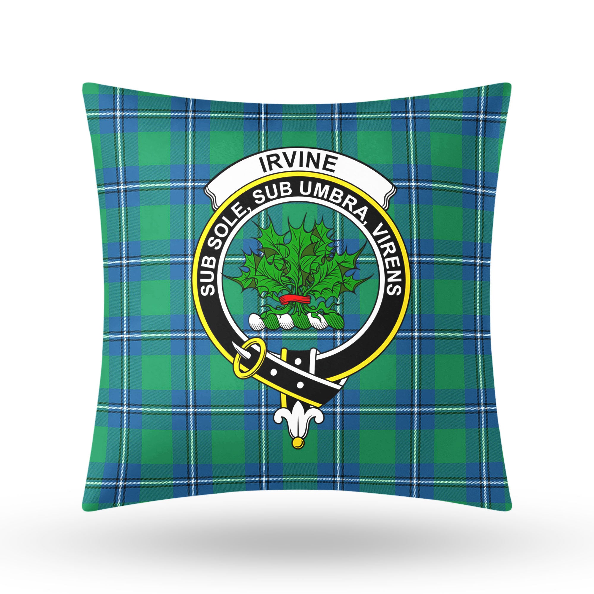 Irvine Ancient Tartan Crest Pillow Cover