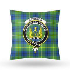 Johnston Ancient Tartan Crest Pillow Cover