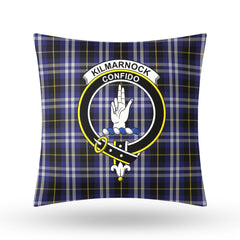 Kilmarnock Tartan Crest Pillow Cover