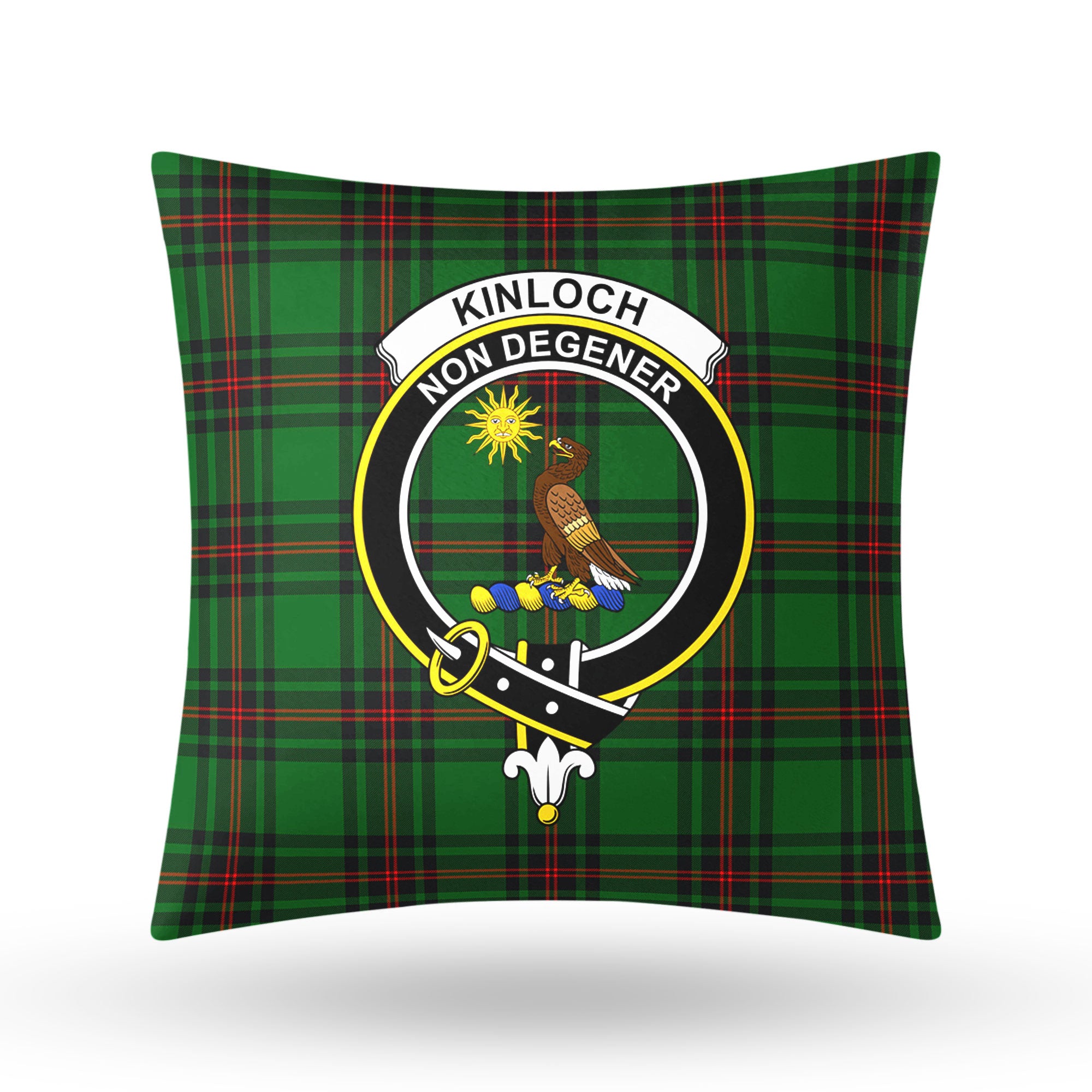 Kinloch Tartan Crest Pillow Cover