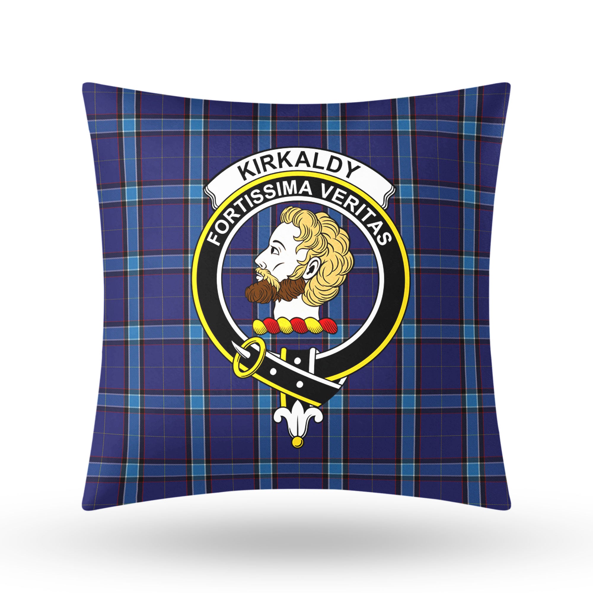 Kirkaldy Tartan Crest Pillow Cover