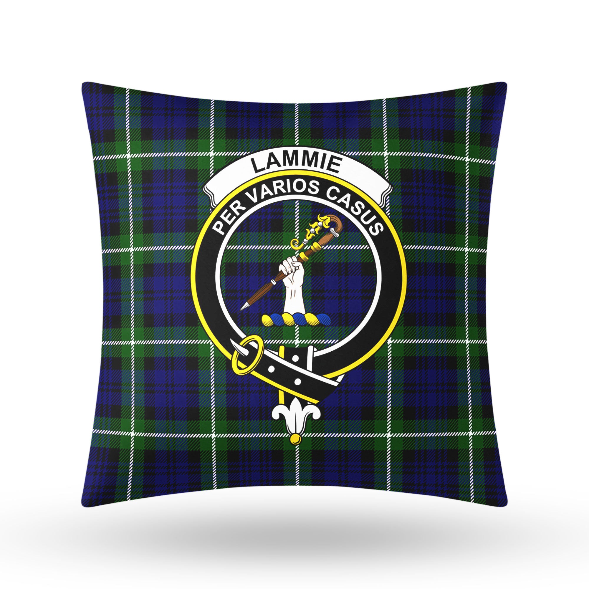 Lammie Tartan Crest Pillow Cover