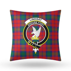 Lindsay Modern Tartan Crest Pillow Cover