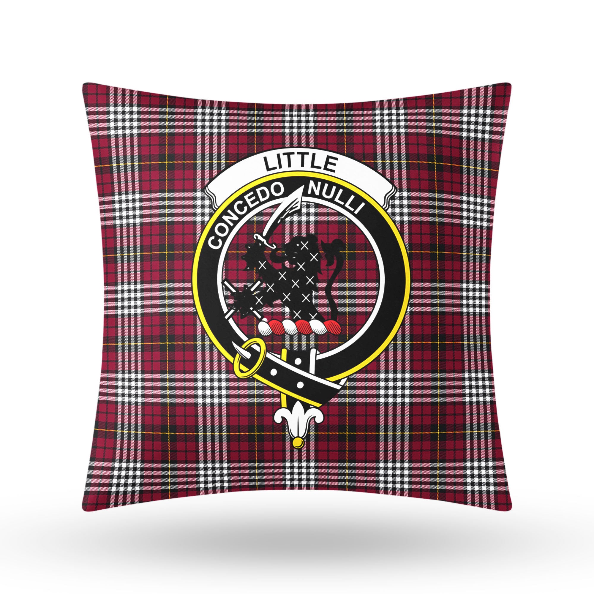 Little Tartan Crest Pillow Cover