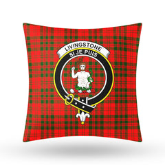 Livingstone Tartan Crest Pillow Cover