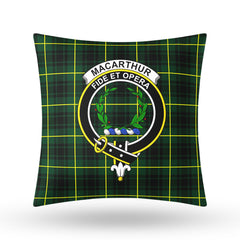 MacArthur Modern Tartan Crest Pillow Cover