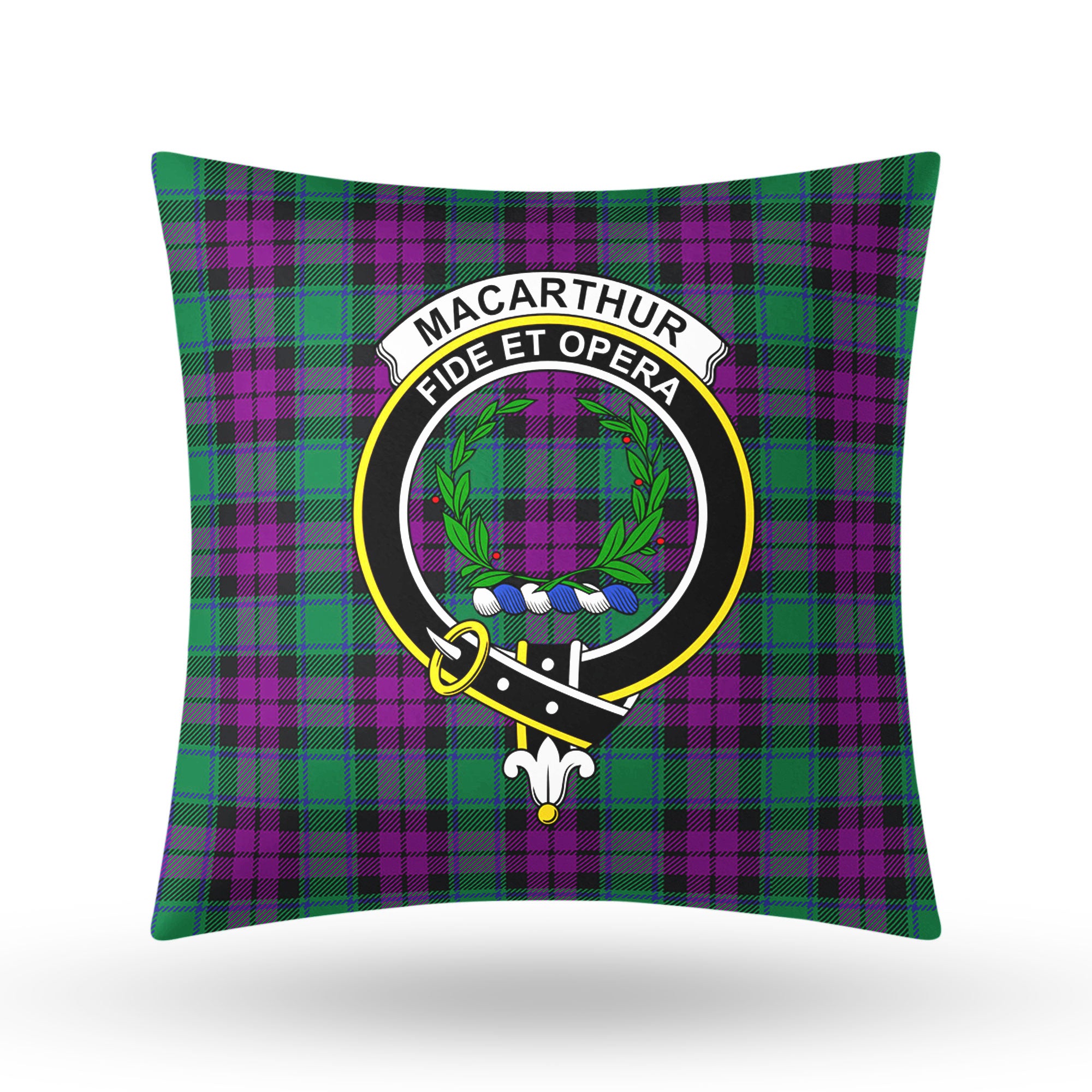 MacArthur - Milton Tartan Crest Pillow Cover