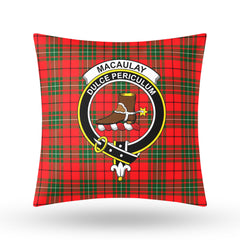 MacAulay Modern Tartan Crest Pillow Cover