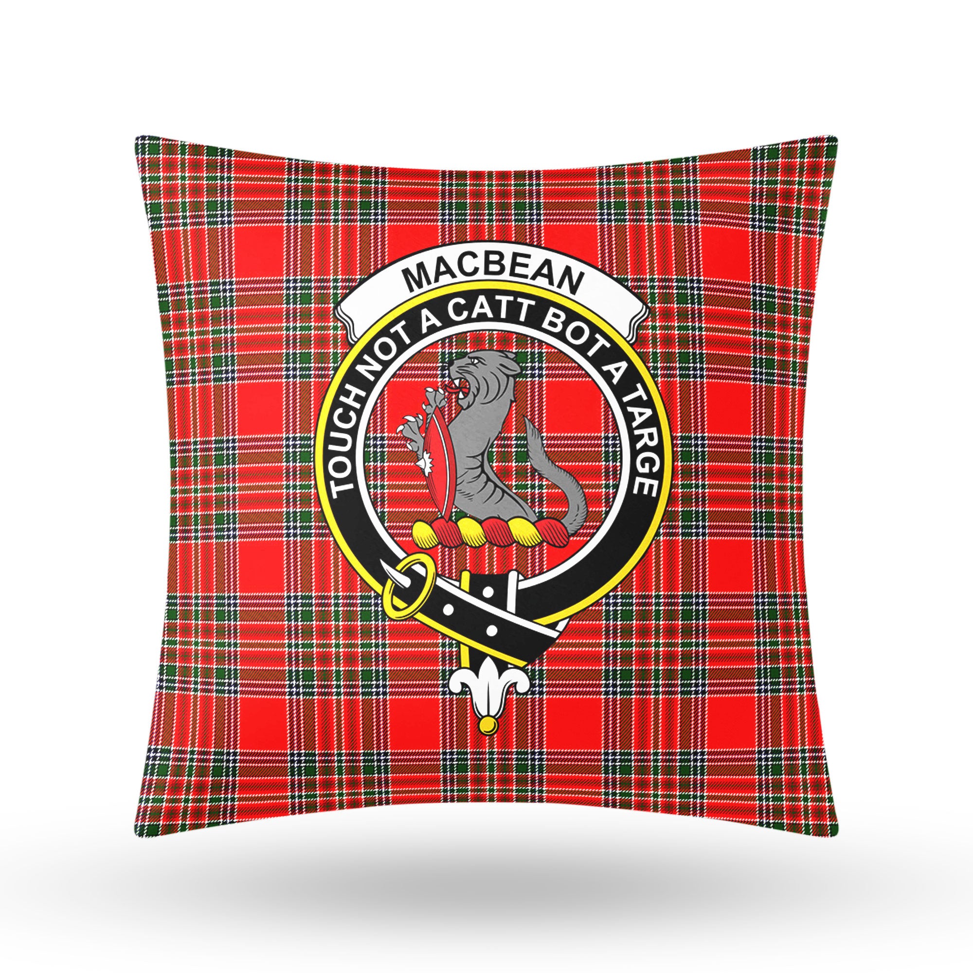 MacBean Tartan Crest Pillow Cover