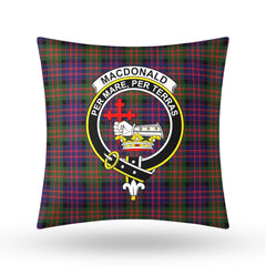 MacDonald Modern Tartan Crest Pillow Cover