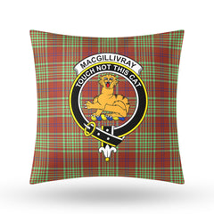 MacGillivray Hunting Ancient Tartan Crest Pillow Cover