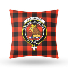 MacGregor Rob Roy Ancient Tartan Crest Pillow Cover