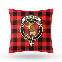 MacGregor Rob Roy Modern Tartan Crest Pillow Cover