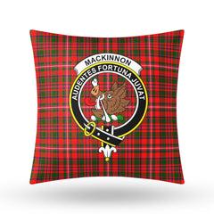 MacKinnon Modern Tartan Crest Pillow Cover