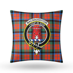 MacNaughton Ancient Tartan Crest Pillow Cover