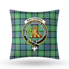 MacThomas Ancient Tartan Crest Pillow Cover