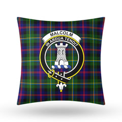 Malcolm (or MacCallum) Tartan Crest Pillow Cover