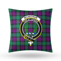 McArthur - Milton Tartan Crest Pillow Cover