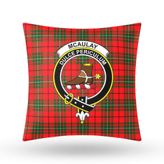 McAulay Modern Tartan Crest Pillow Cover