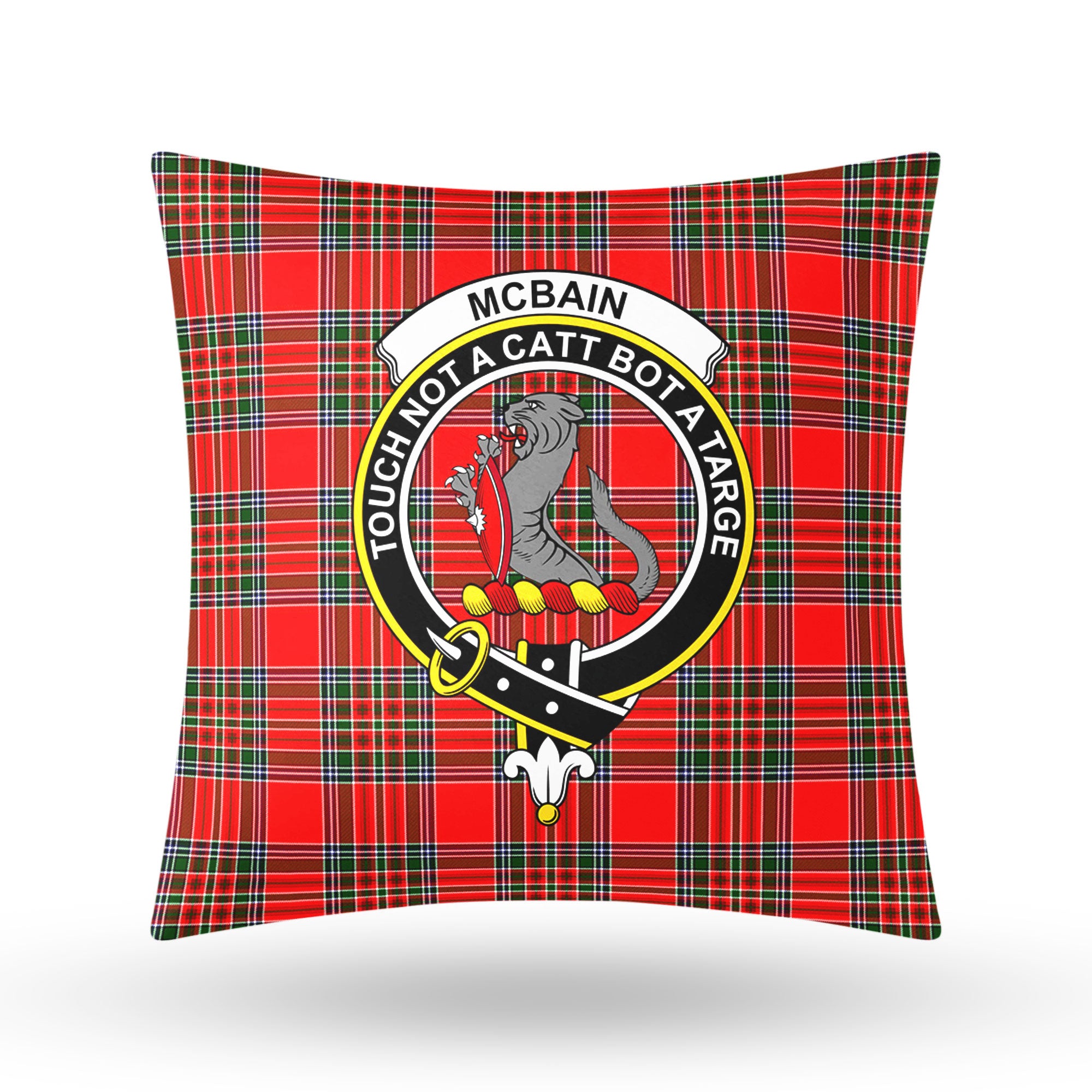 McBain Tartan Crest Pillow Cover