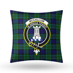 McCallum Modern Tartan Crest Pillow Cover