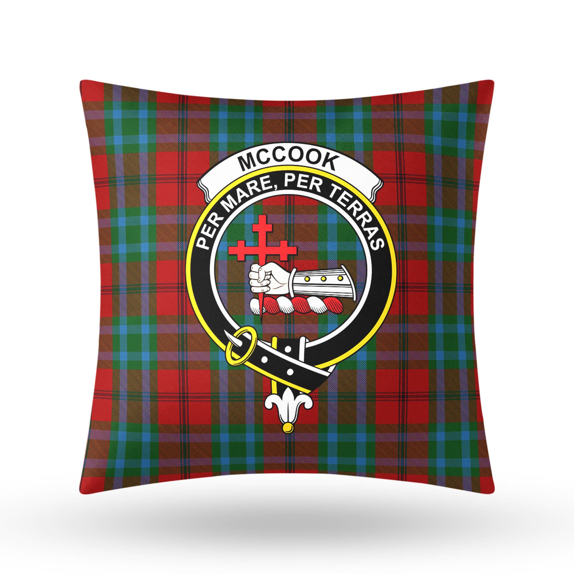 McCook Tartan Crest Pillow Cover