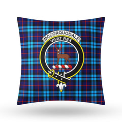 McCorquodale Tartan Crest Pillow Cover