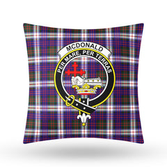 McDonald Dress Modern Tartan Crest Pillow Cover