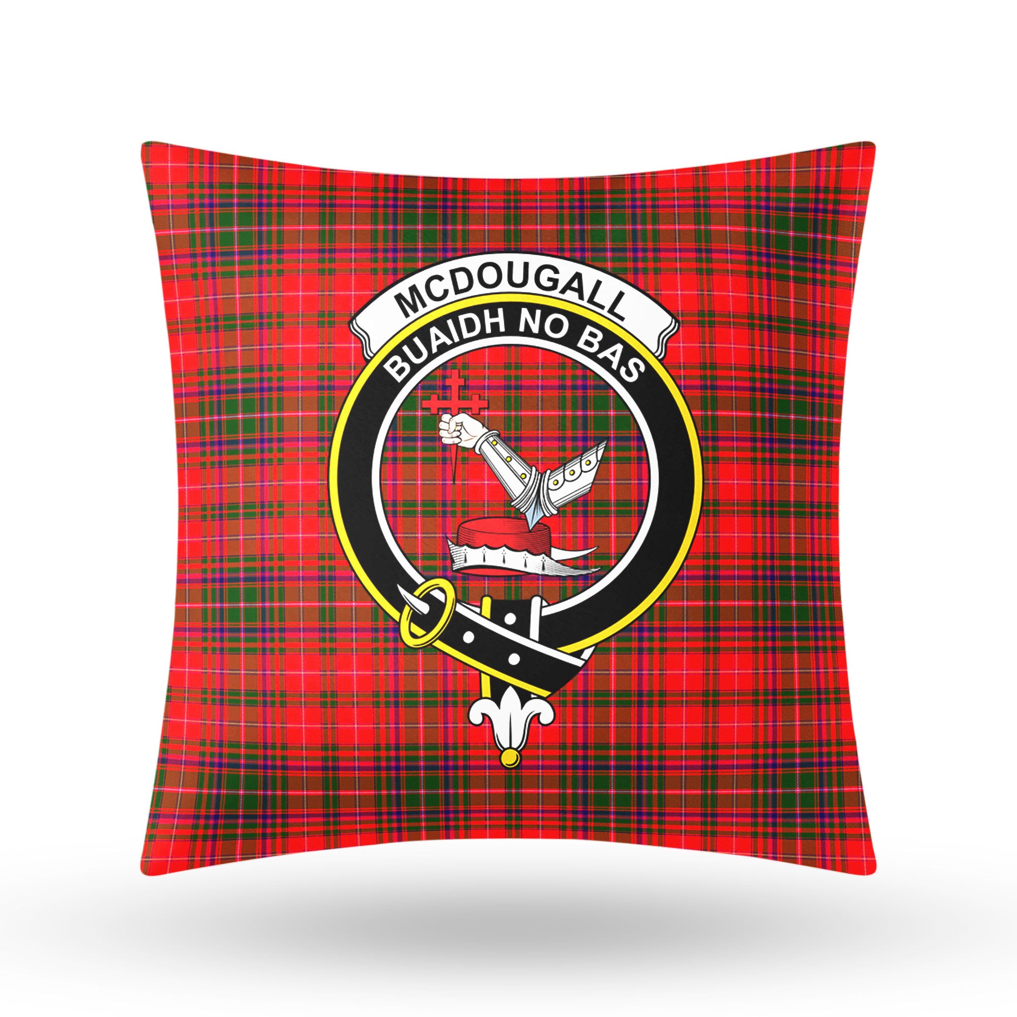 McDougall Modern Tartan Crest Pillow Cover