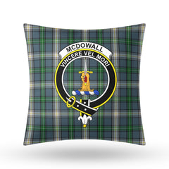 McDowall Tartan Crest Pillow Cover