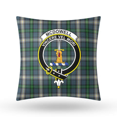 McDowell (MacDowell) Tartan Crest Pillow Cover