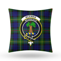 McEwan Modern Tartan Crest Pillow Cover