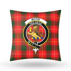 McFie Tartan Crest Pillow Cover