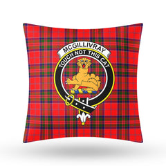 McGillivray Modern Tartan Crest Pillow Cover