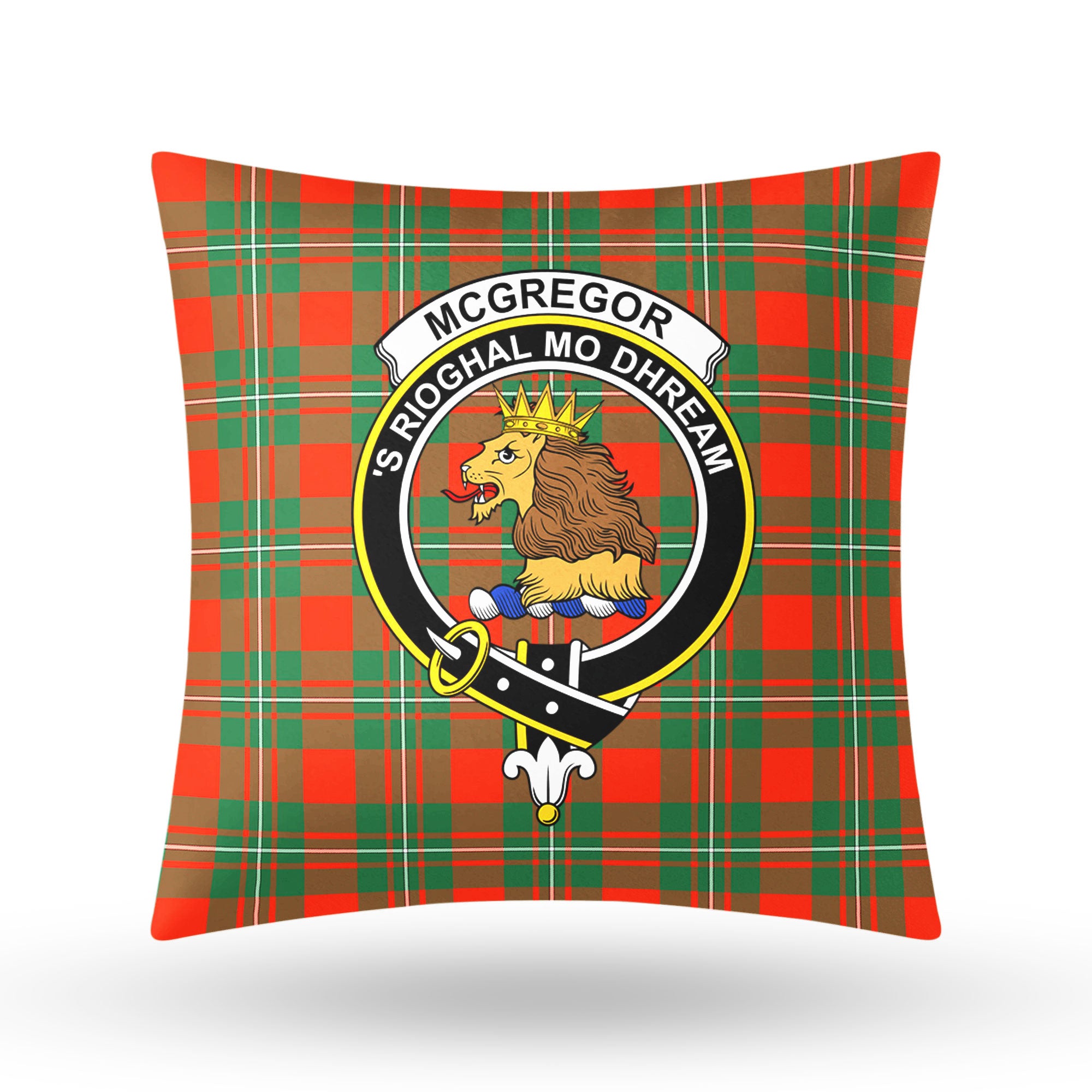 McGregor Ancient Tartan Crest Pillow Cover