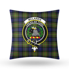 McLaren Modern Tartan Crest Pillow Cover