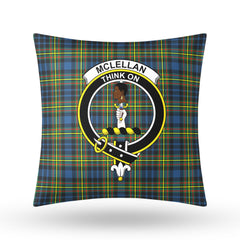 McLellan Ancient Tartan Crest Pillow Cover